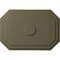 Ekena Millwork Felix Ceiling Medallion, Hand-Painted Spartan Stone, 25 1/4"W x 17 1/4"H x 1 3/4"P CM25FESSF - alternate 1